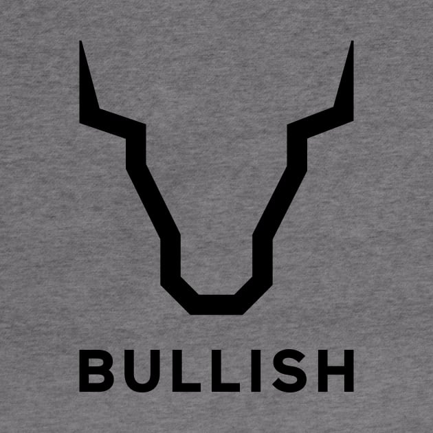 Bullish Black Logo - Bullish Crypto - Bullish Trend by Magicform